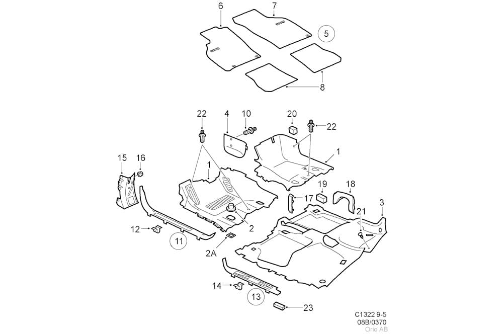 Moulding, sill panel-1