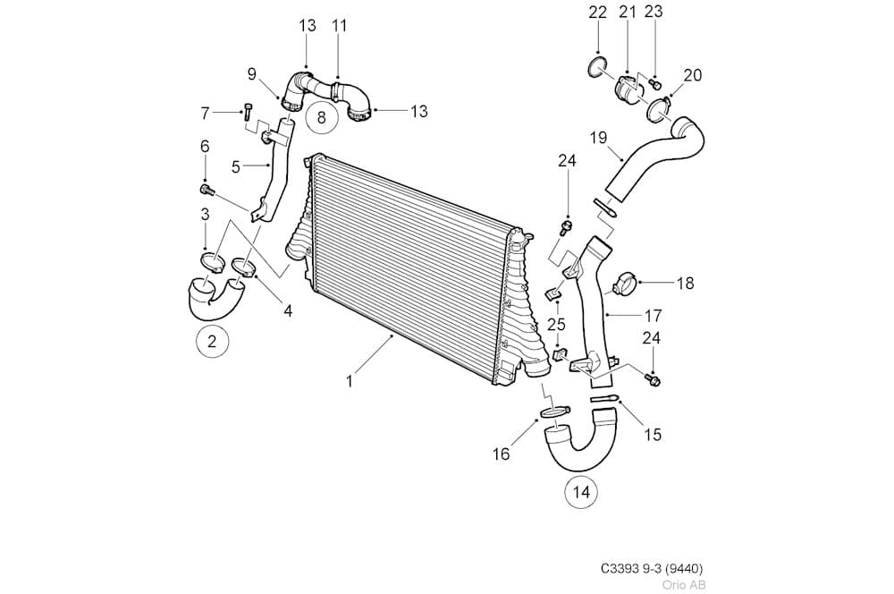 Intercooler, charger-1