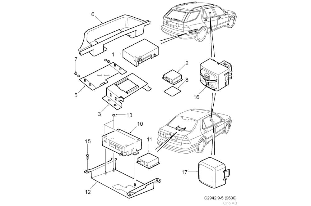 Control unit, OnStar-1