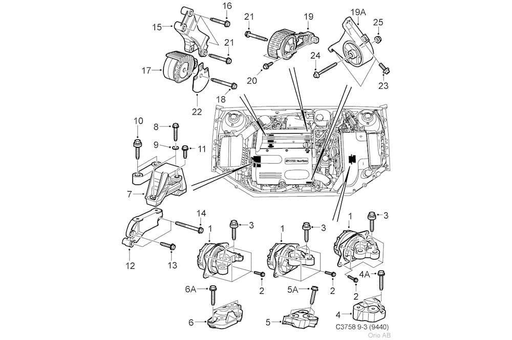 Engine mounting bracket-1