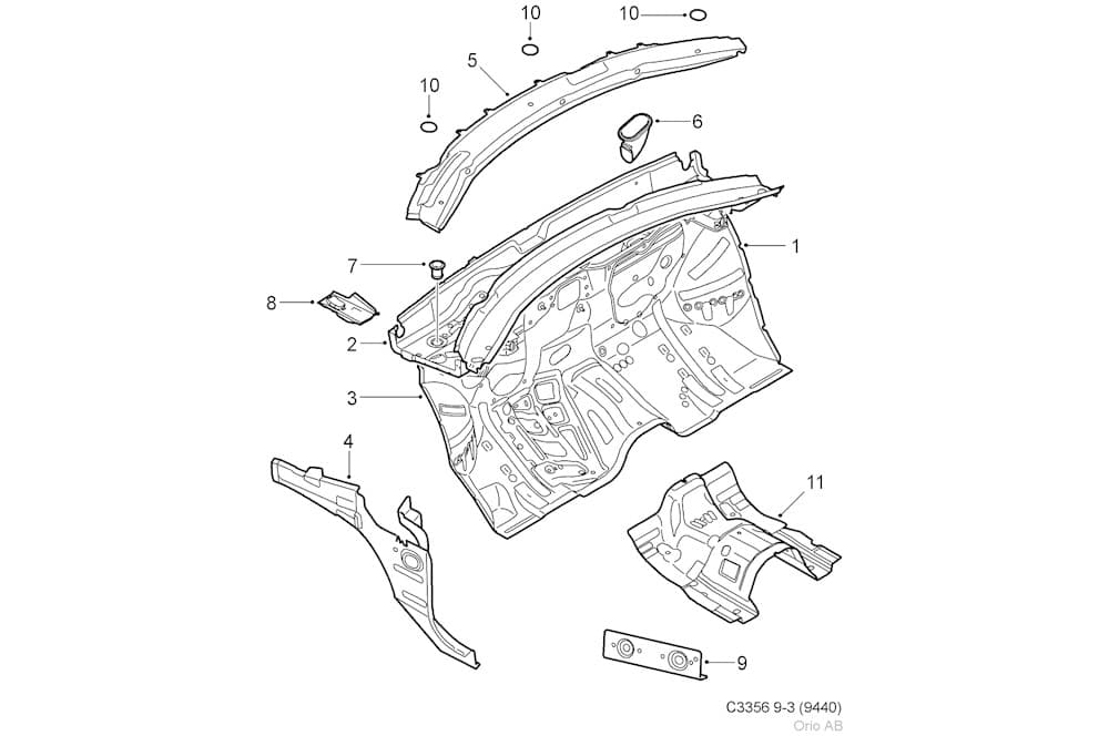 Windscreen frame-1
