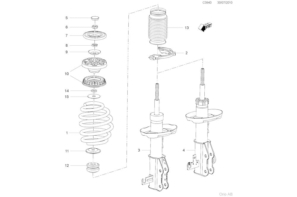 Suspension strut-1