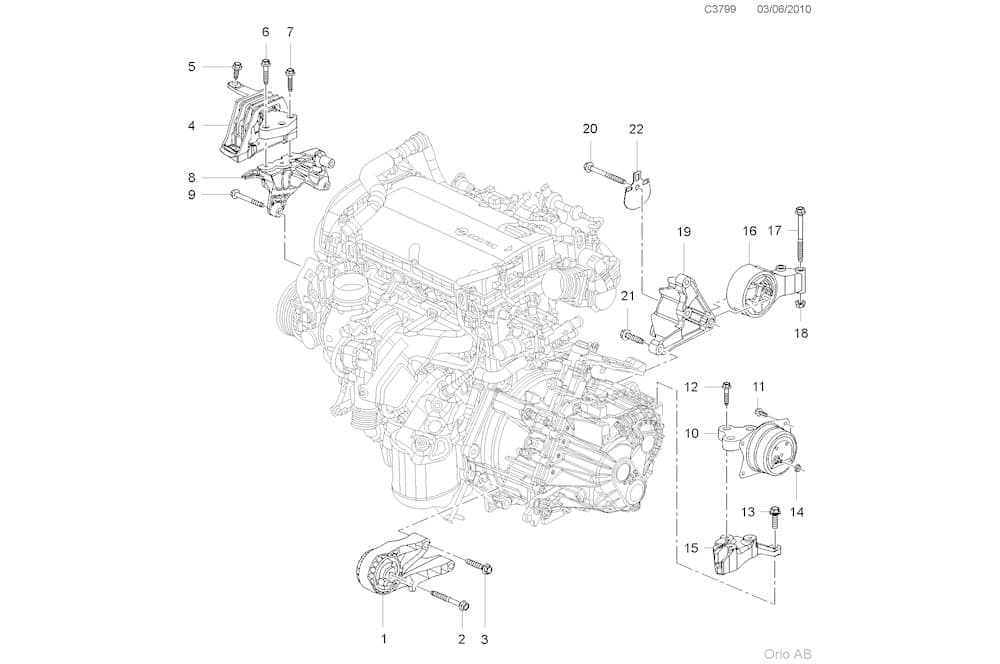 Engine mounting-1