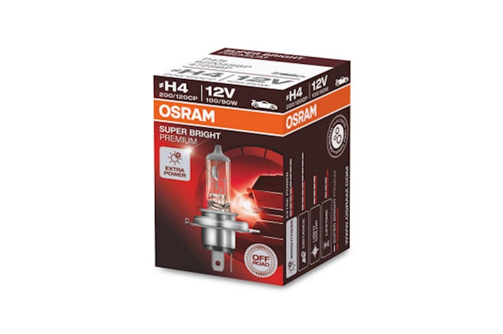 Osram Super Bright Premium H4 100/90W 12V-3