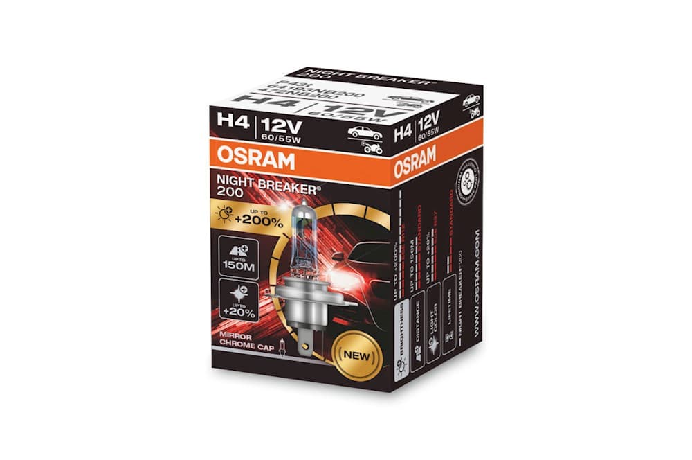 Osram Night Breaker® 200 H4-3