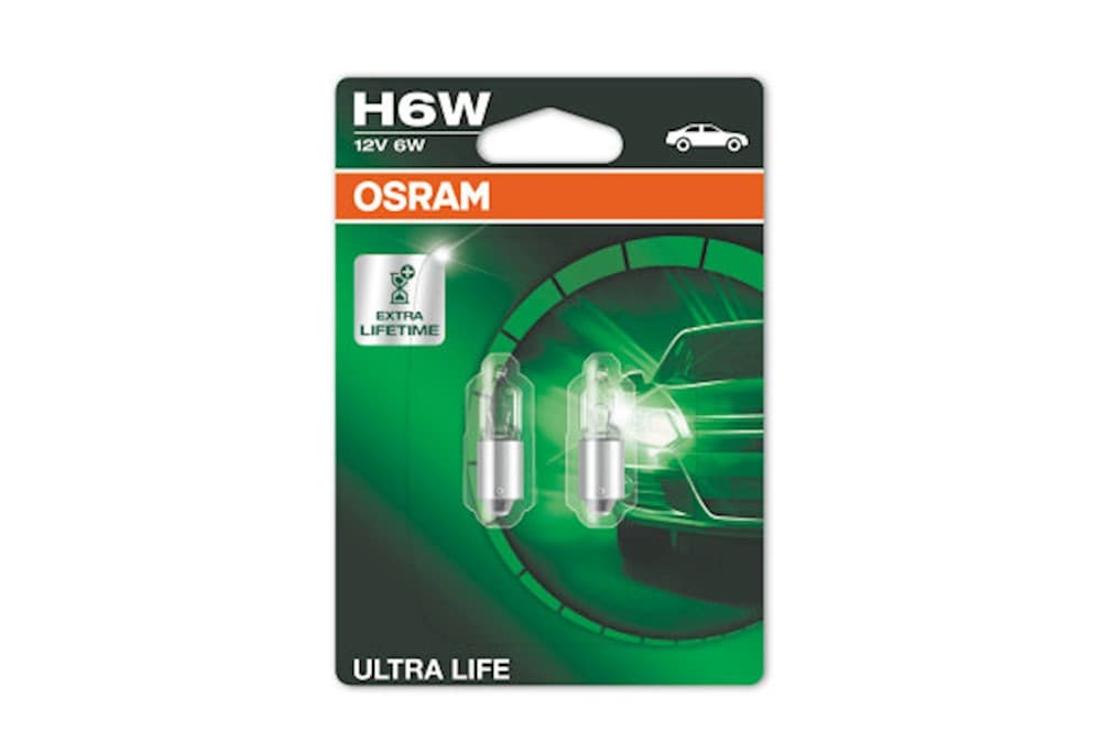 Osram Ultra Life H6W Blister 2-3