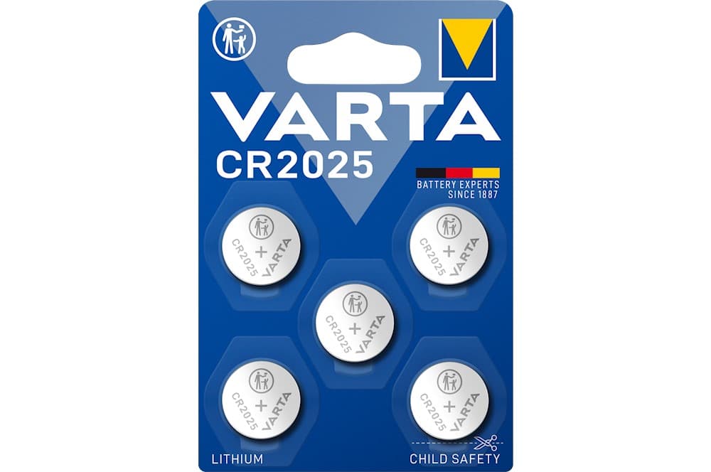 Varta Lithium Coin Cr2025 Blister 5-3