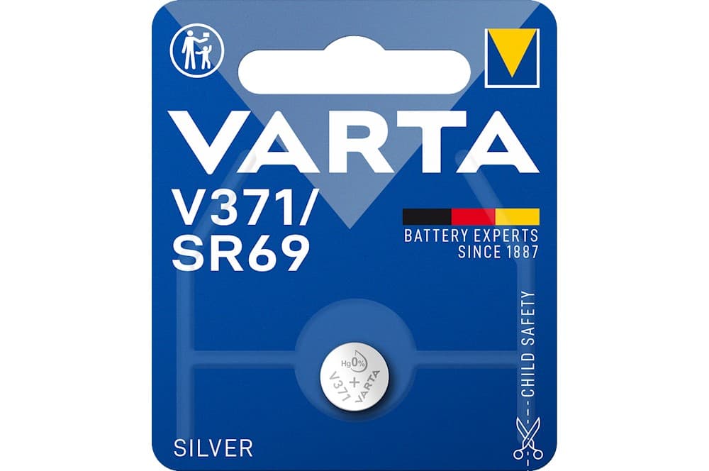 Varta Silver Coin V371/Sr69 Blister 1-2