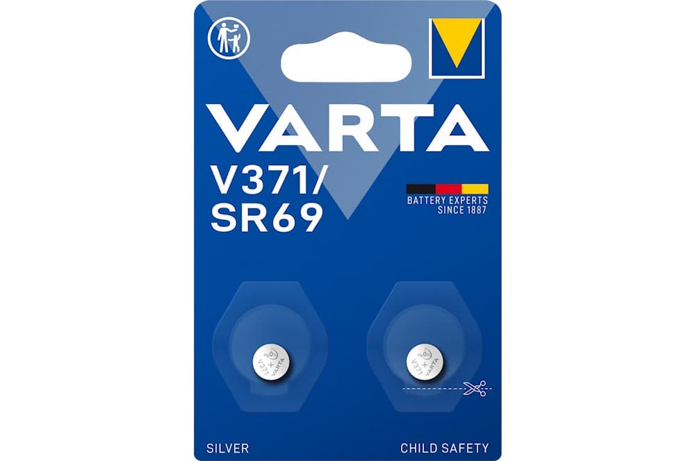 Varta Silver Coin V371/Sr69 Blister 2-2