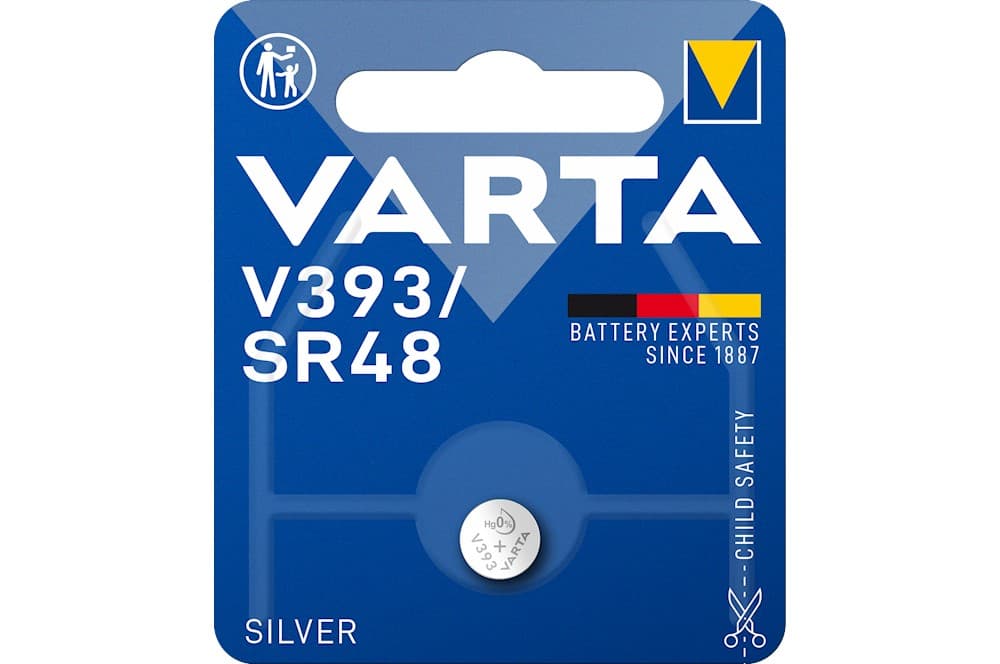 Varta Silver Coin V393/Sr48 Blister 1-2