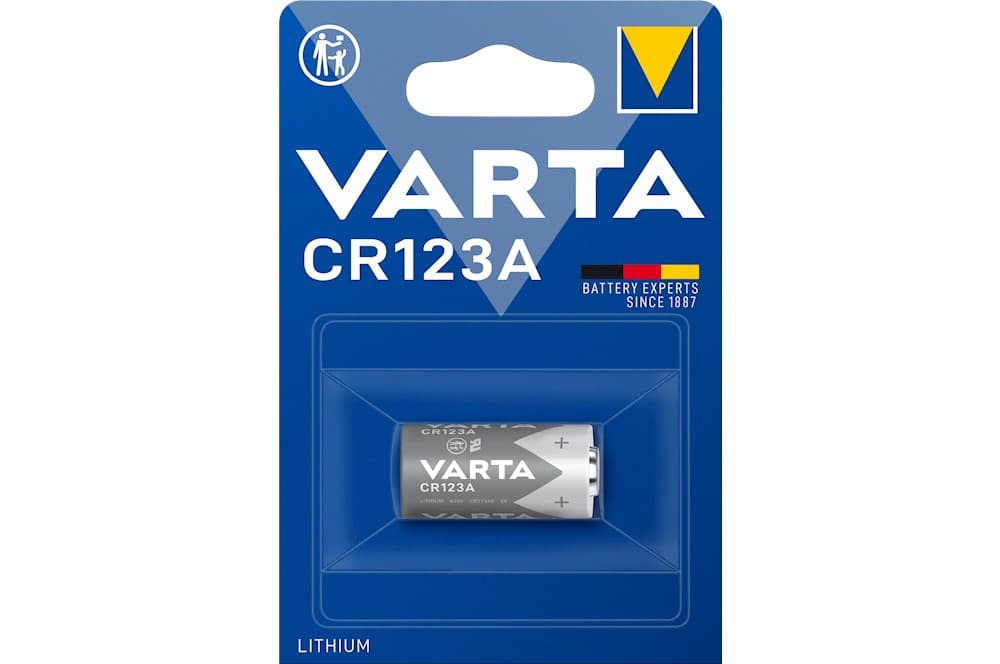 Varta Lithium Cylindrical Cr123A Blister 1-2