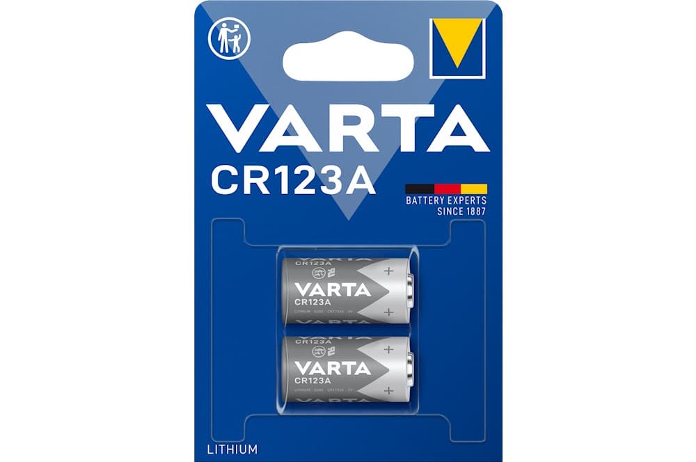 Varta Lithium Cylindrical Cr123A Blister 2-3