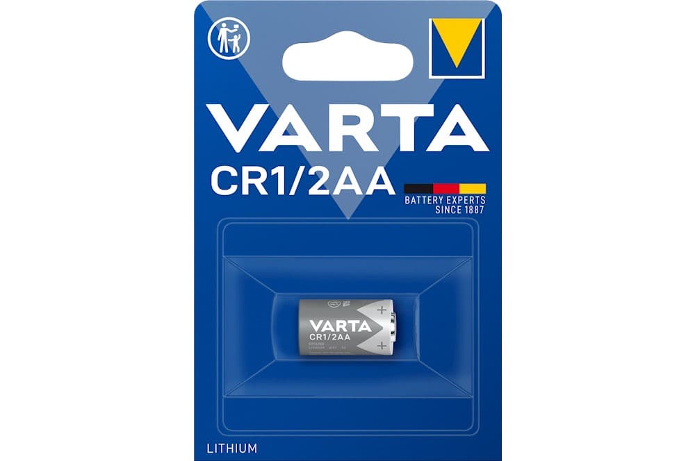 Varta Lithium Cylindrical Cr1/2Aa Blister 1-2
