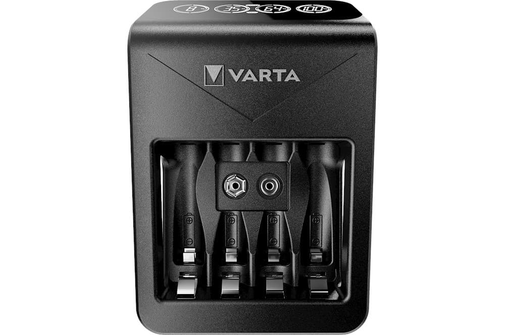 Varta Lcd Plug Charger+ 4X Aa 2100 Mah 56706-1