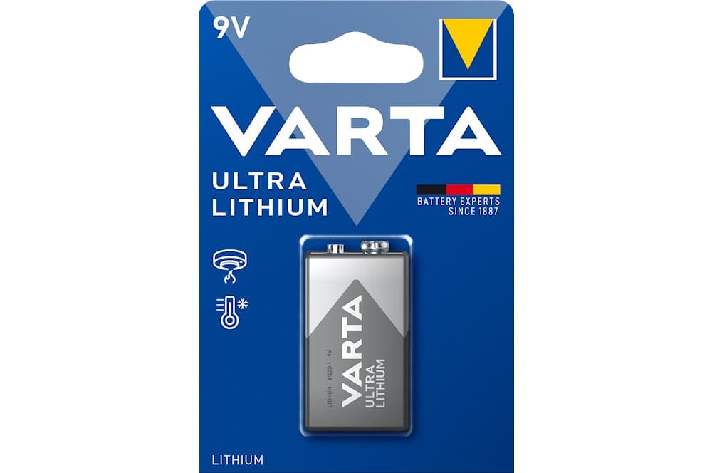 Varta Ultra Lithium 9V Blister 1-3