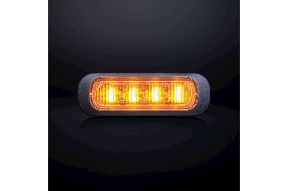 Dark Knight Riktat Blixtljus Orange 4 Led Mörklins-2