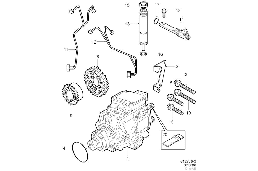 Injection pipe
