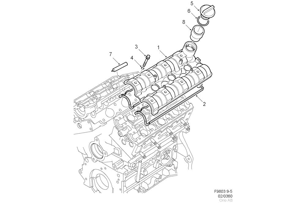 Cylinder head cover