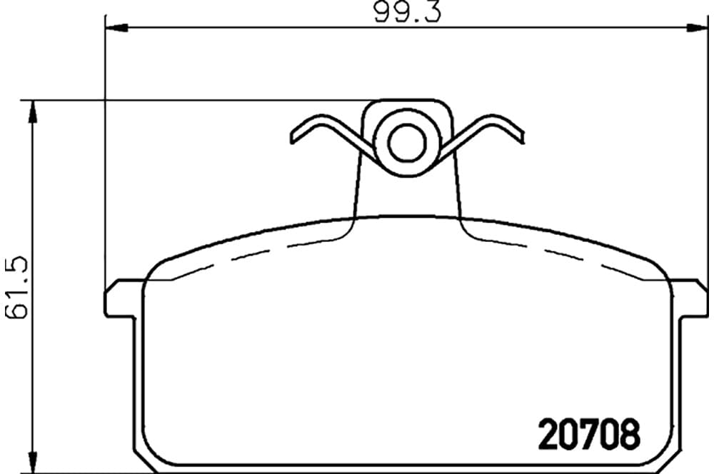 Brake Pad Set, disc brake-1