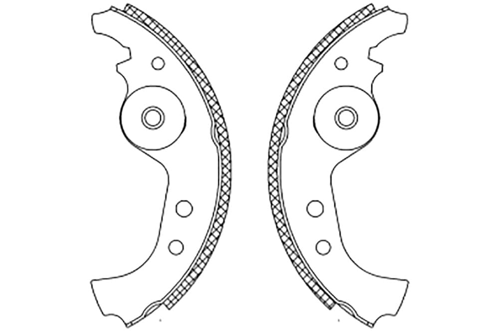 Brake Shoe Set, Shoe Kit