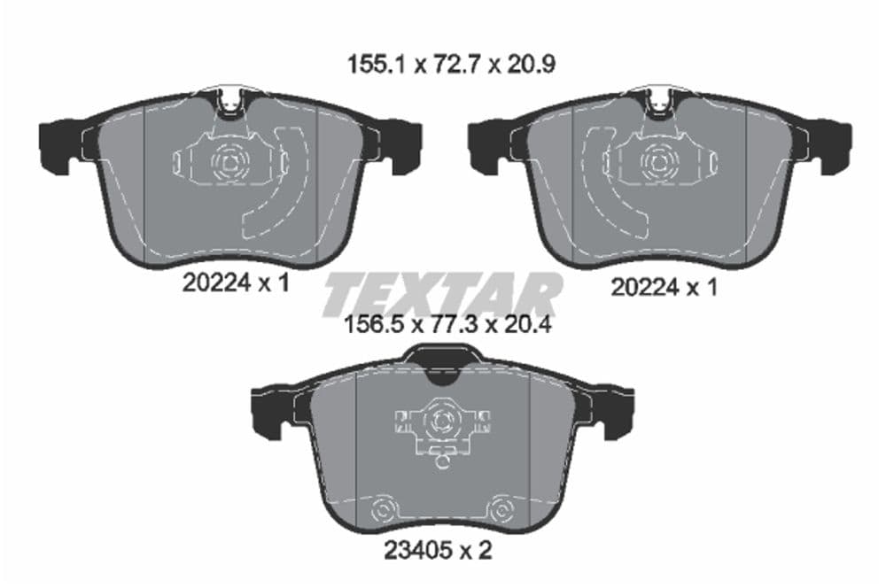 Brake Pad Set, disc brake-1
