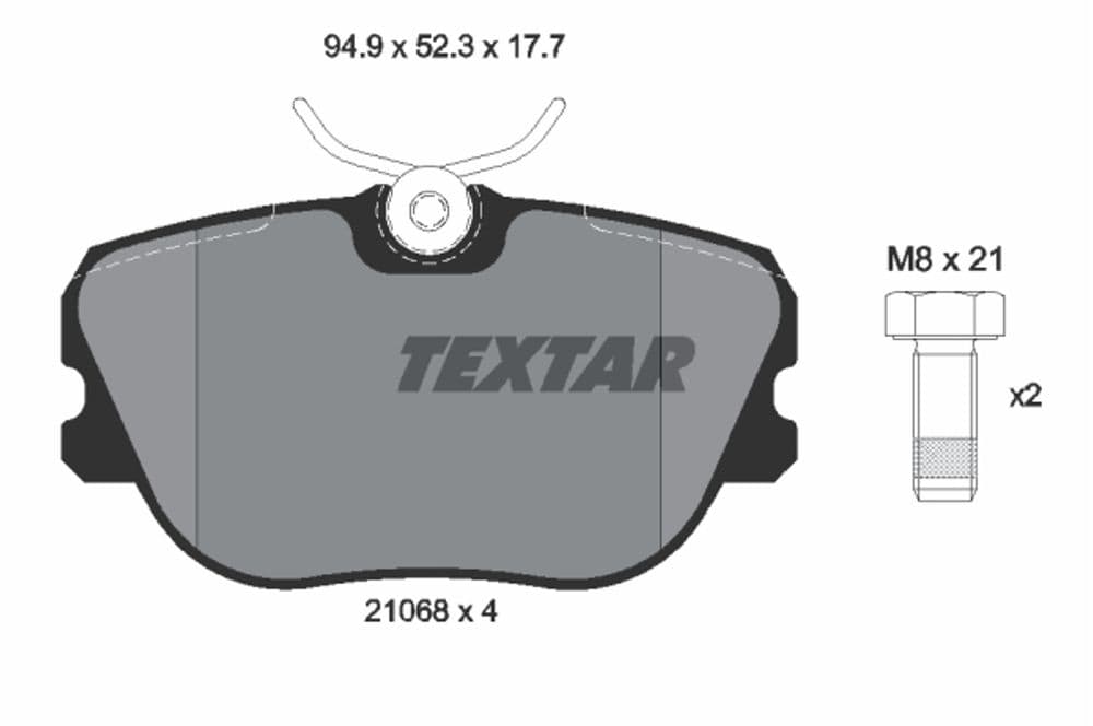 Brake Pad Set, disc brake-1