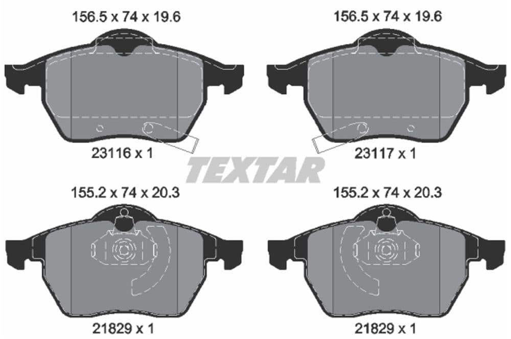 Brake Pad Set, disc brake-1