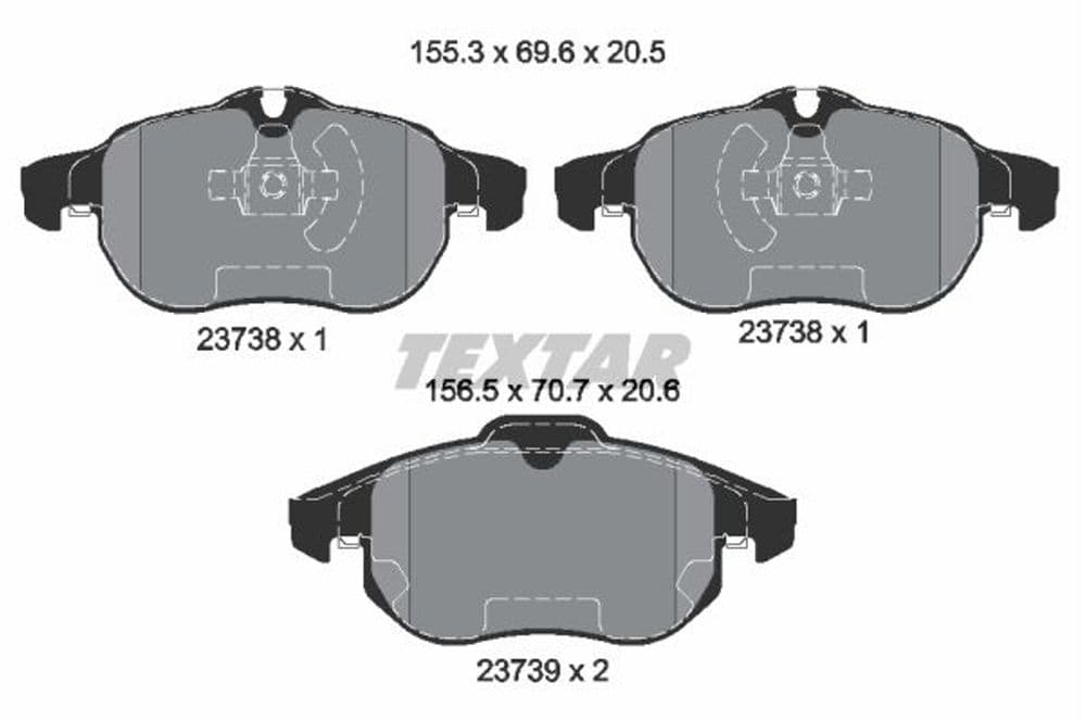 Brake Pad Set, disc brake-1