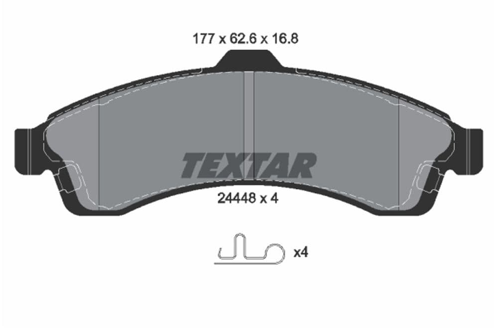 Brake Pad Set, disc brake-1