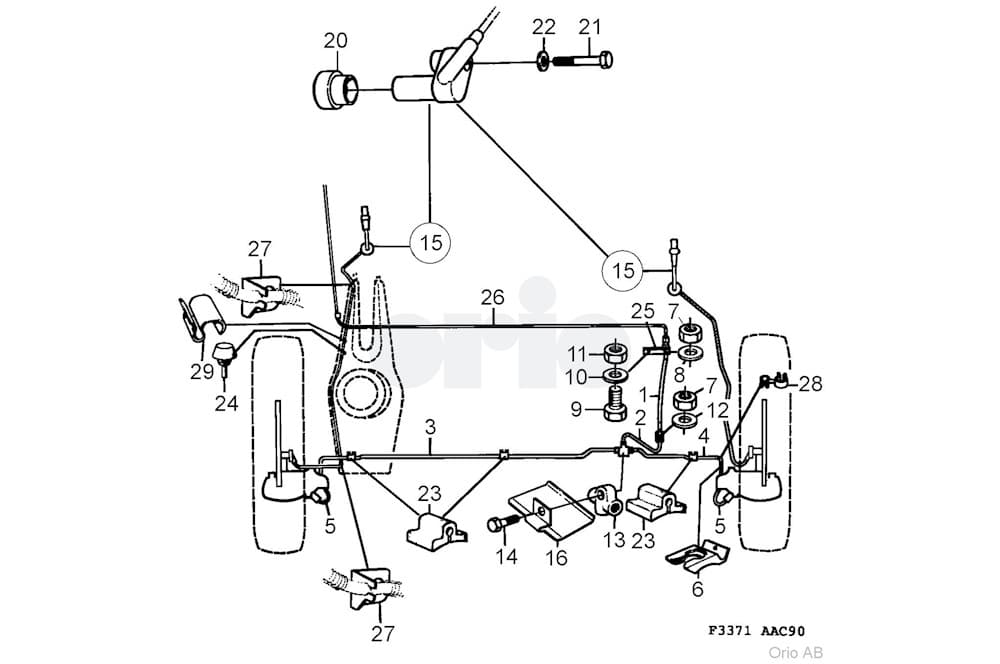 Sensor, wheel speed