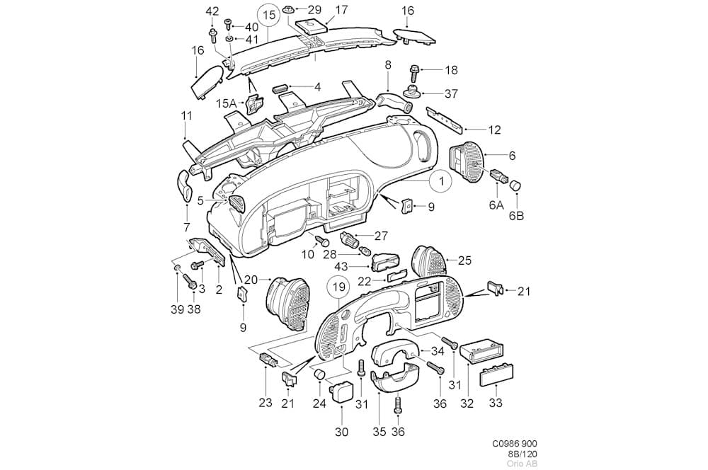 Cover, steering-column-1