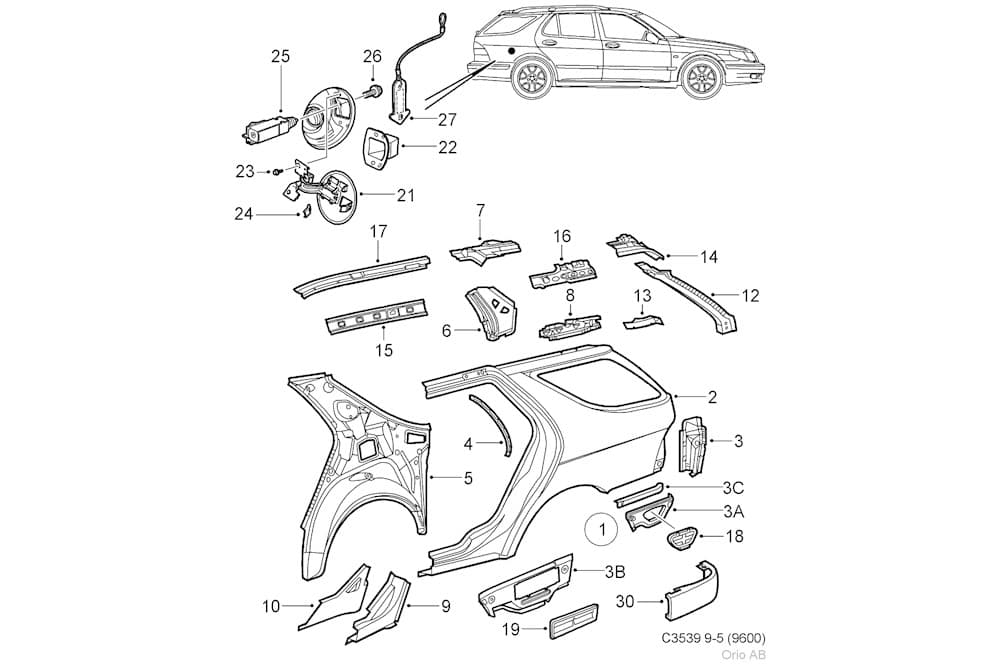Rear fairing-1
