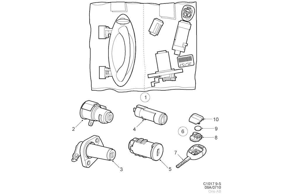 Lock cylinder-1