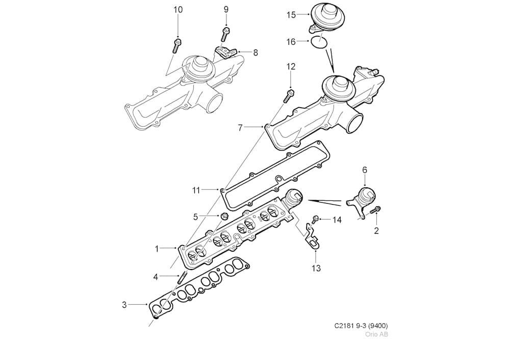 Valve, egr exhaust control-1