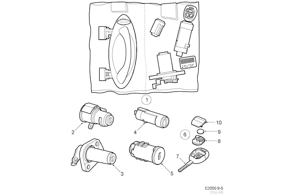 Lock cylinder-1