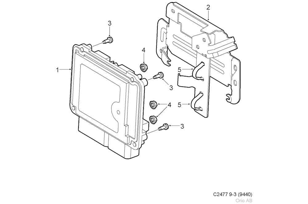 Control unit, ECM-1