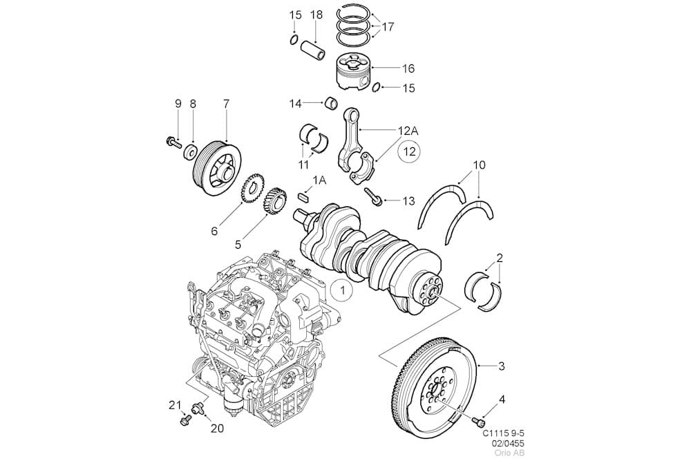 Piston ring set-1