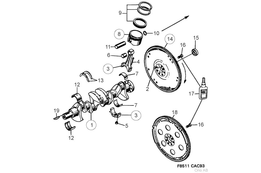 Piston ring set-1