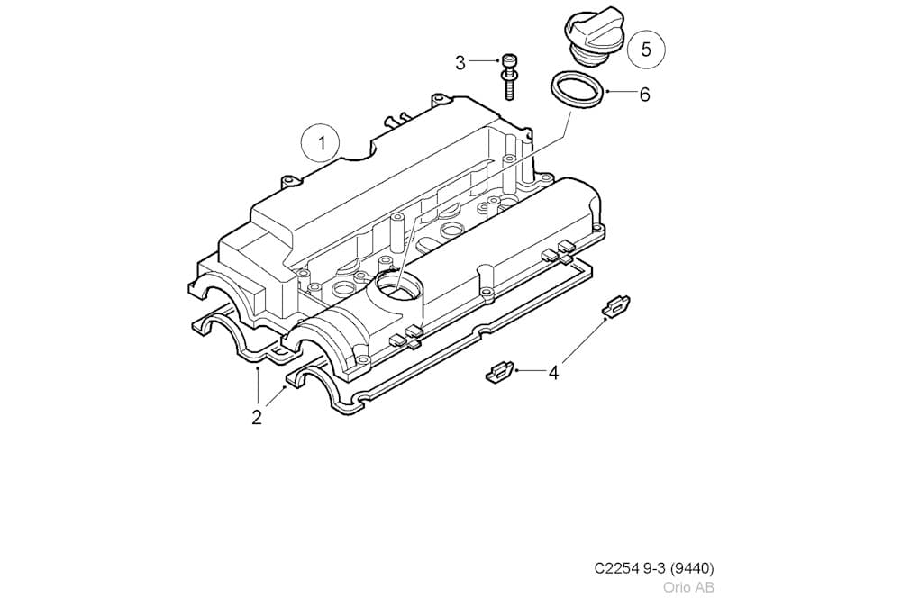 Oil filler cap/ seal