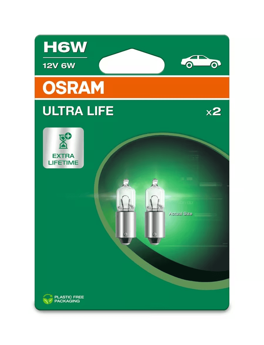 Osram Ultra Life H6W Blister 2