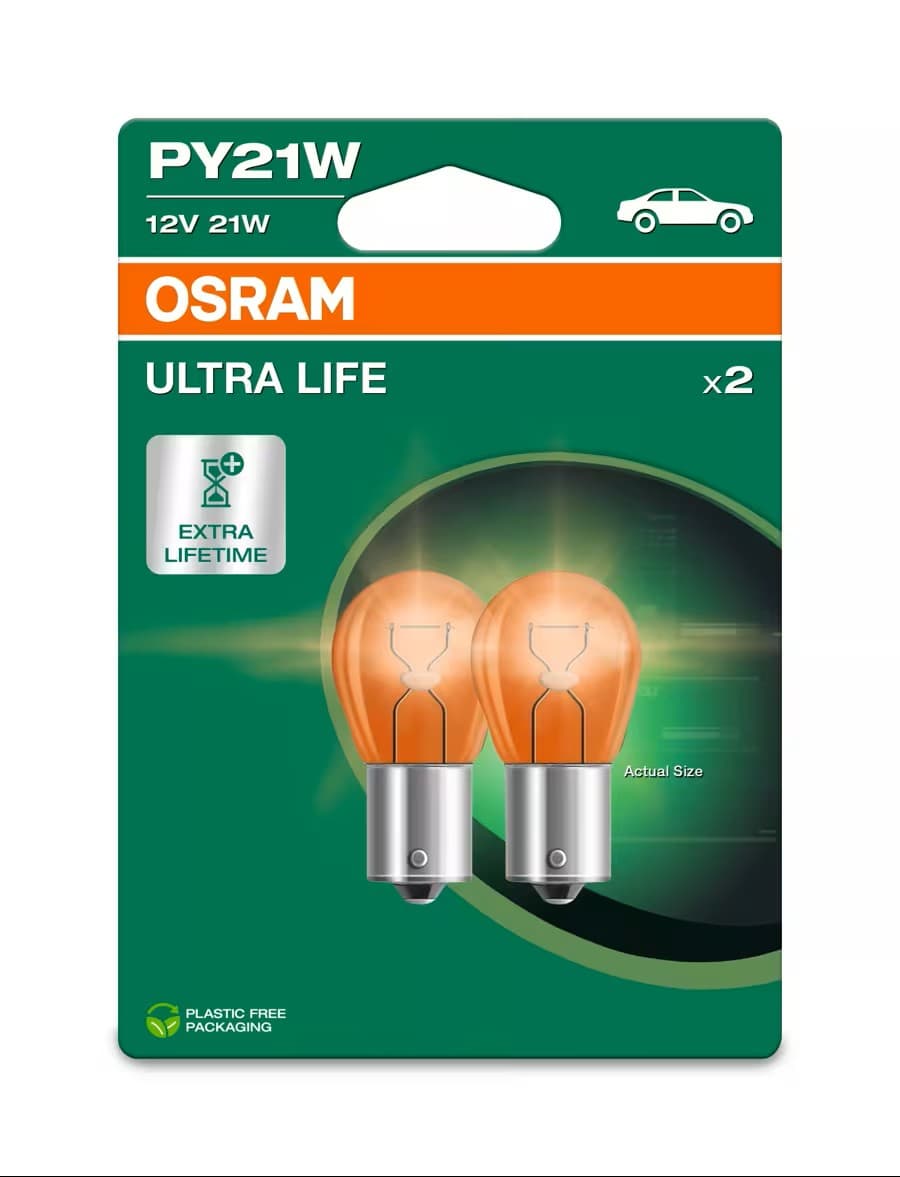 Osram Ultra Life PY21W Blister 2