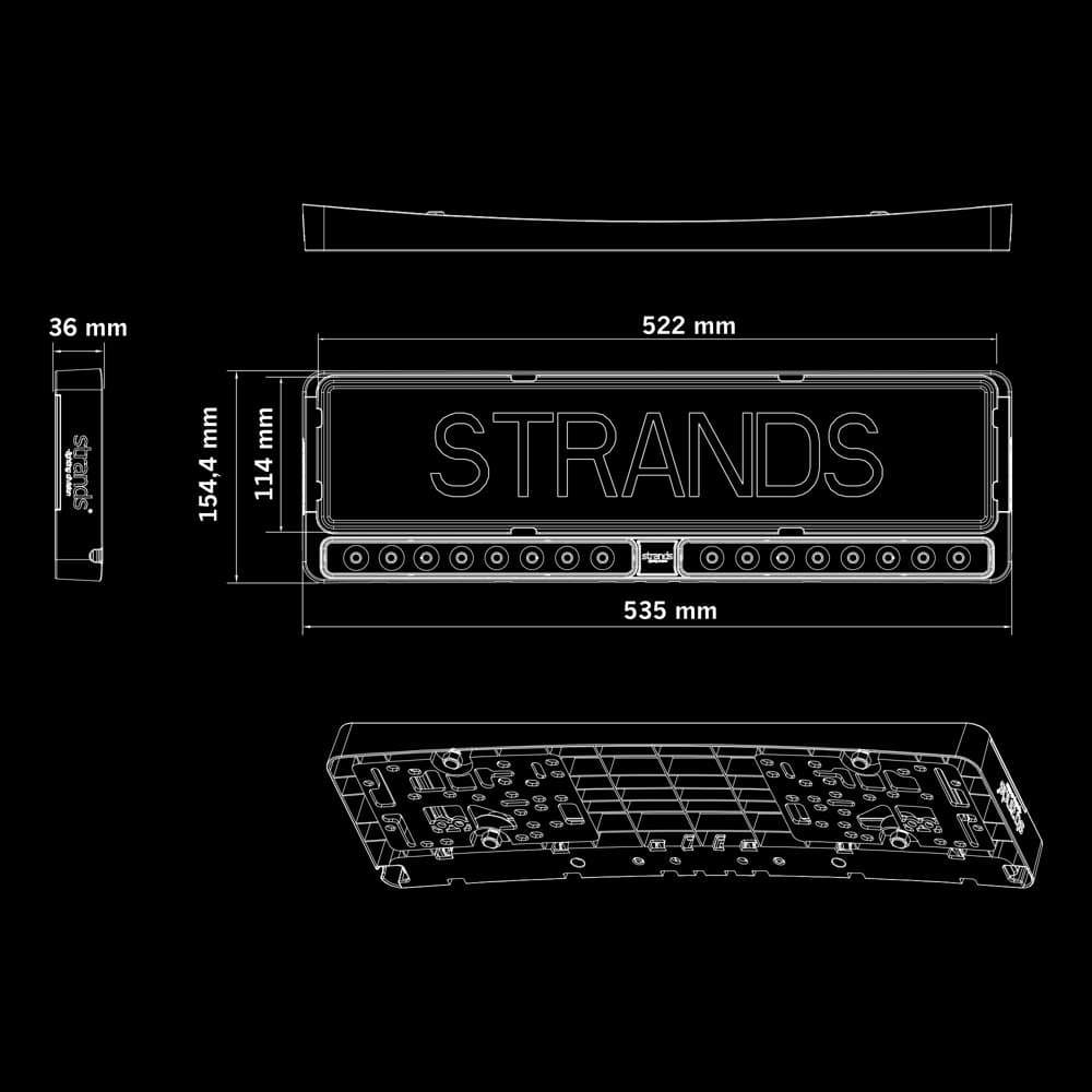 NUUK E-LINE DUO BLACK LED BAR 2X10tum-7